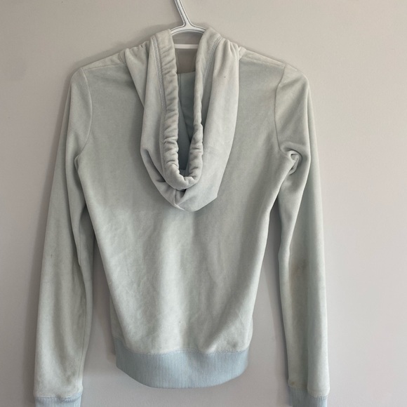 Hollister fuzzy zip up sweater - Picture 2 of 5